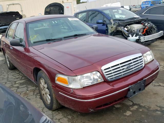 2FAFP74W76X129348 - 2006 FORD CROWN VICT BURGUNDY photo 1