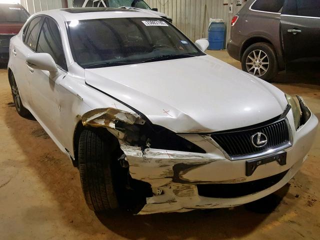 JTHBF5C20A2094466 - 2010 LEXUS IS 250 WHITE photo 1