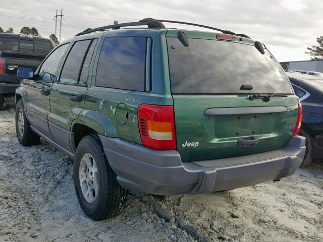 1J4GW58S8XC611476 - 1999 JEEP GRAND CHER GREEN photo 3