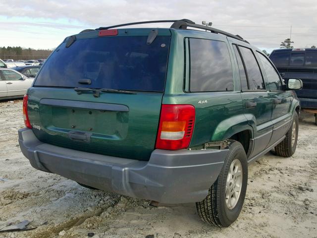 1J4GW58S8XC611476 - 1999 JEEP GRAND CHER GREEN photo 4