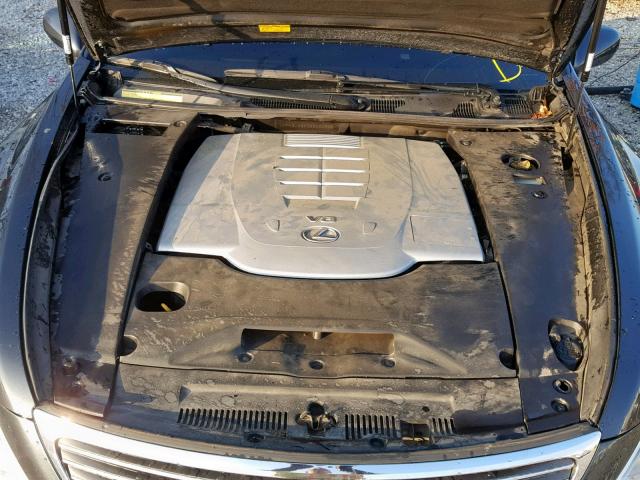 JTHBL46F095085858 - 2009 LEXUS LS 460 GRAY photo 7