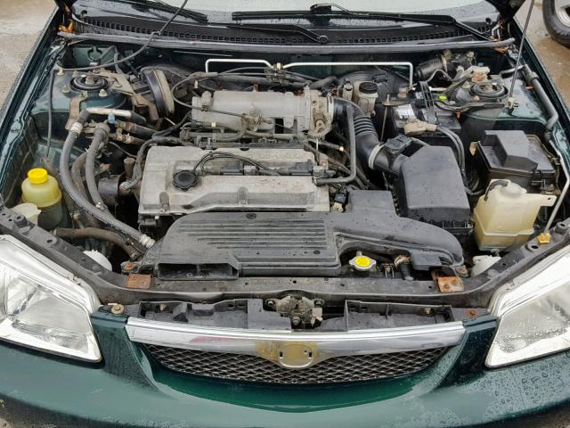 JM1BJ2226X0132285 - 1999 MAZDA PROTEGE DX GREEN photo 7