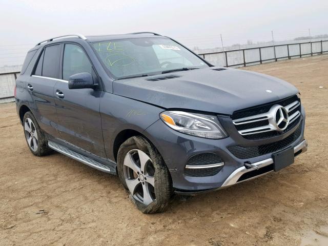 4JGDA5JB5GA783554 - 2016 MERCEDES-BENZ GLE 350 GRAY photo 1