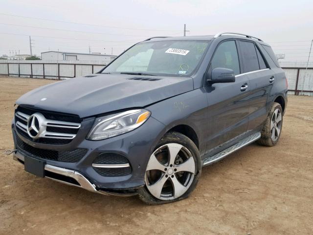 4JGDA5JB5GA783554 - 2016 MERCEDES-BENZ GLE 350 GRAY photo 2