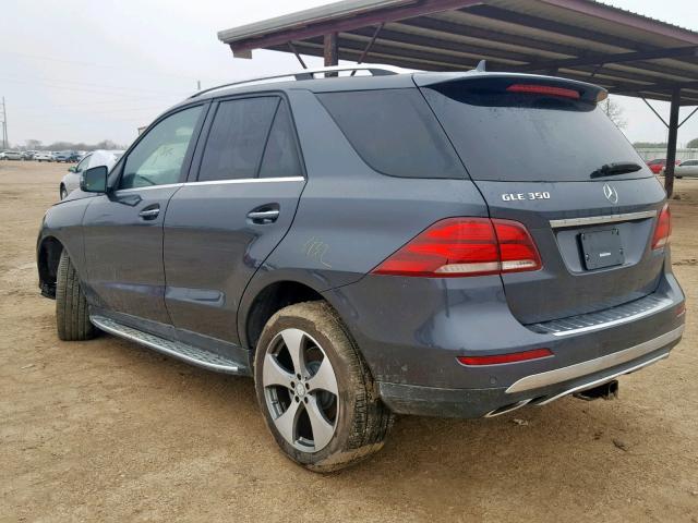 4JGDA5JB5GA783554 - 2016 MERCEDES-BENZ GLE 350 GRAY photo 3