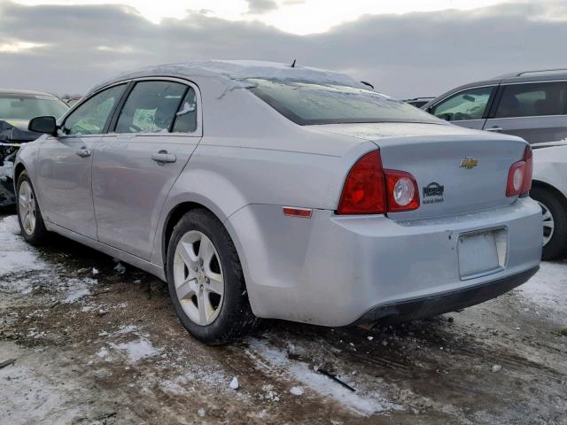 1G1ZB5EB3A4116868 - 2010 CHEVROLET MALIBU LS SILVER photo 3