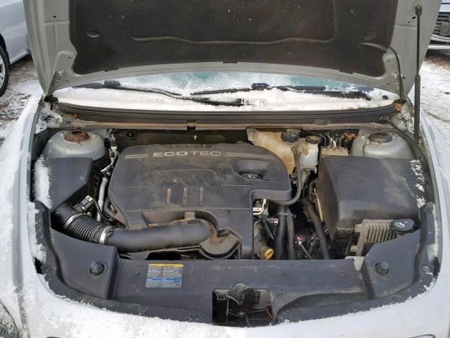 1G1ZB5EB3A4116868 - 2010 CHEVROLET MALIBU LS SILVER photo 7