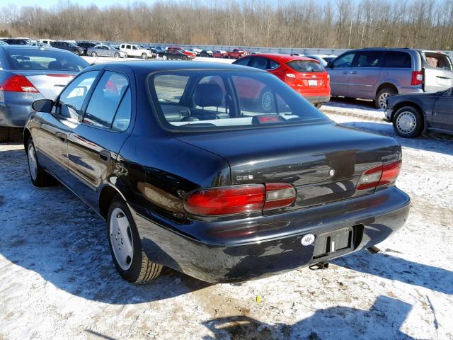 1Y1SK5267VZ439258 - 1997 GEO PRIZM BASE BLACK photo 3