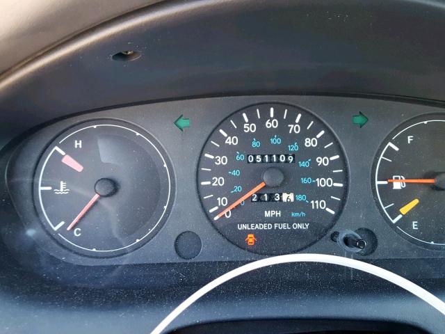 1Y1SK5267VZ439258 - 1997 GEO PRIZM BASE BLACK photo 8