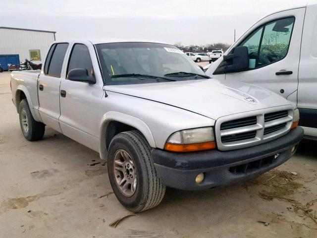 1D7HL38X33S236640 - 2003 DODGE DAKOTA QUA SILVER photo 1