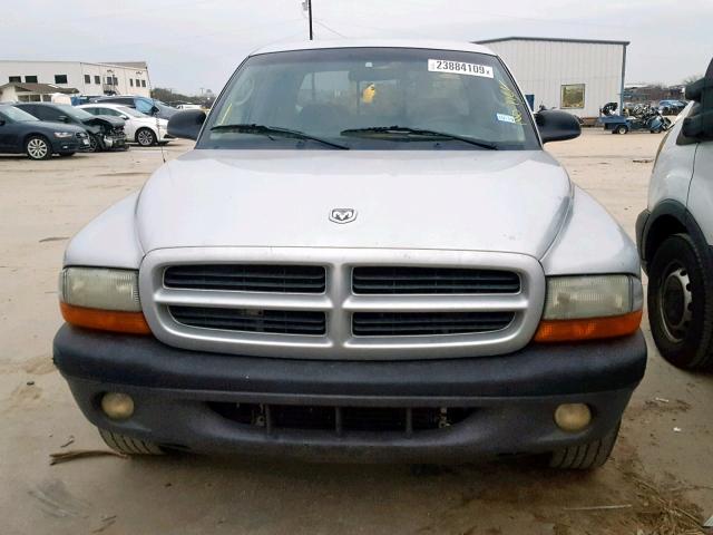 1D7HL38X33S236640 - 2003 DODGE DAKOTA QUA SILVER photo 7