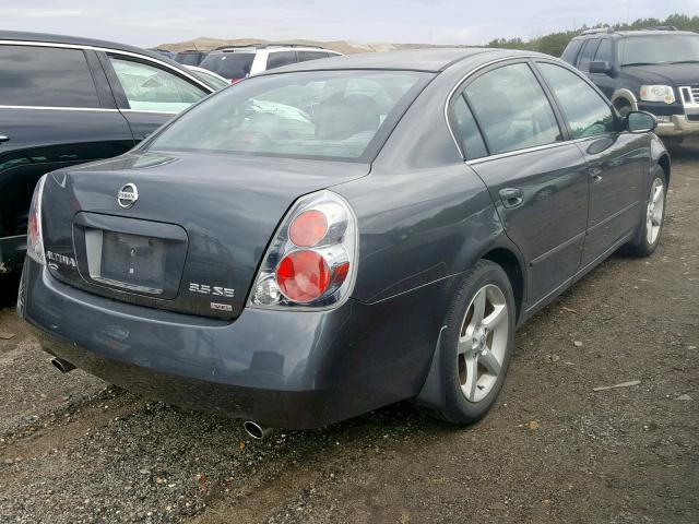 1N4BL11E76N423174 - 2006 NISSAN ALTIMA SE GRAY photo 4