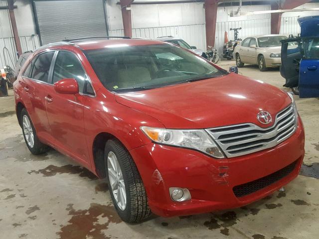 4T3BA3BB1AU014461 - 2010 TOYOTA VENZA BASE RED photo 1