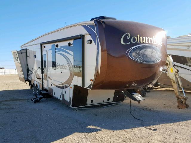 4X4FCMR25G6005970 - 2016 WILDWOOD 5TH WHEEL BEIGE photo 1