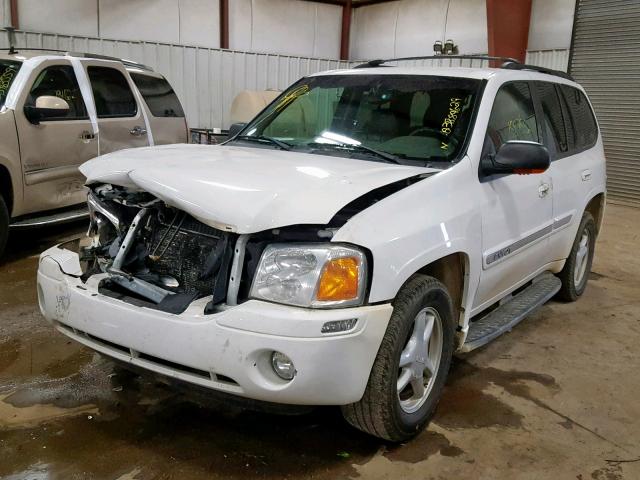 1GKDT13S422500475 - 2002 GMC ENVOY WHITE photo 2