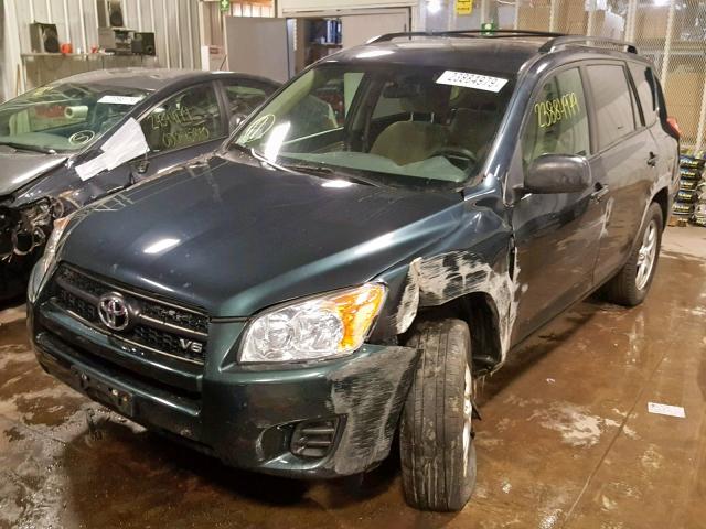 2T3BK4DV0AW027213 - 2010 TOYOTA RAV4 BLUE photo 2