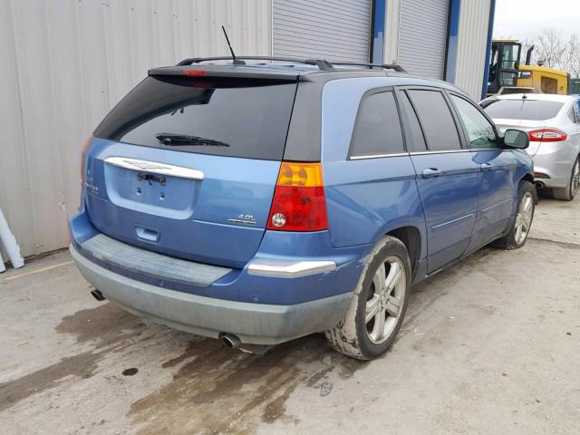 2A8GF68X97R286120 - 2007 CHRYSLER PACIFICA T BLUE photo 4