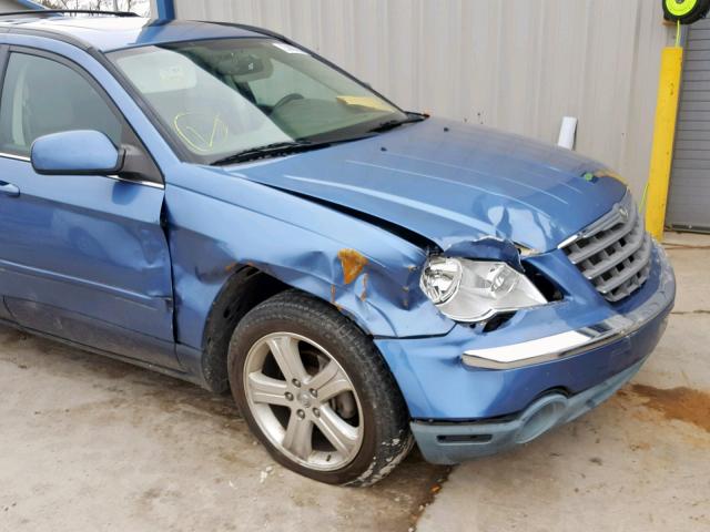 2A8GF68X97R286120 - 2007 CHRYSLER PACIFICA T BLUE photo 9