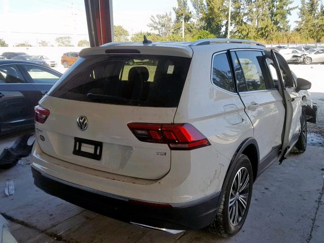 3VV3B7AX3JM077909 - 2018 VOLKSWAGEN TIGUAN SE WHITE photo 4