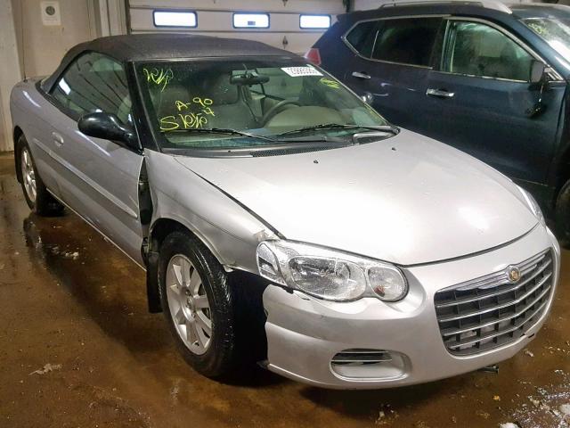 1C3EL75R45N602461 - 2005 CHRYSLER SEBRING GT SILVER photo 1