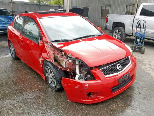 3N1AB6AP1CL729681 - 2012 NISSAN SENTRA 2.0 RED photo 1