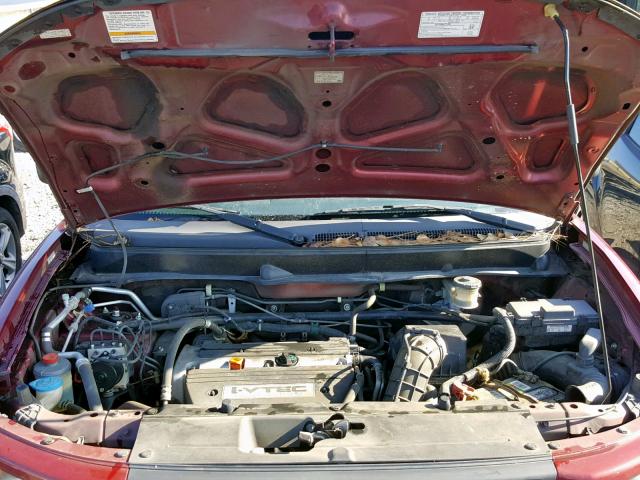 5J6YH18758L017111 - 2008 HONDA ELEMENT EX RED photo 7