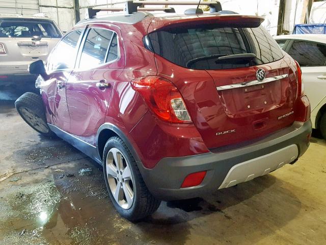 KL4CJASB9GB532645 - 2016 BUICK ENCORE RED photo 3