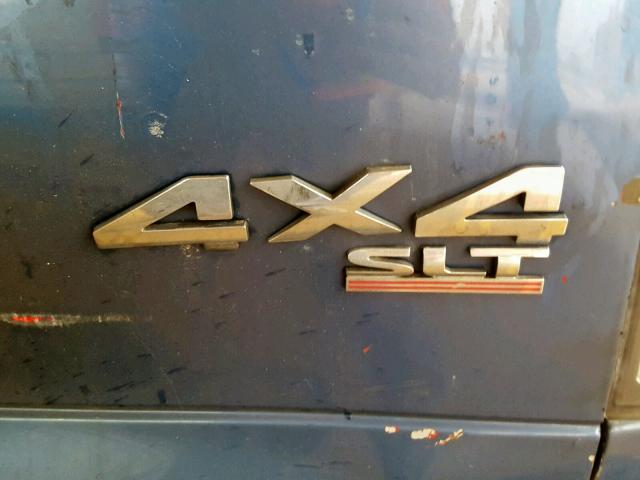 3D3KU26C84G130742 - 2004 DODGE RAM 2500 S Կապույտ լուսանկար 9