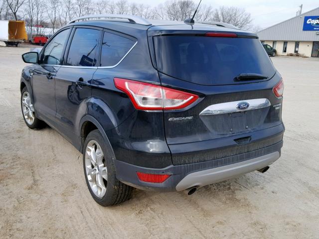 1FMCU9JX6EUB16168 - 2014 FORD ESCAPE TIT BLACK photo 3