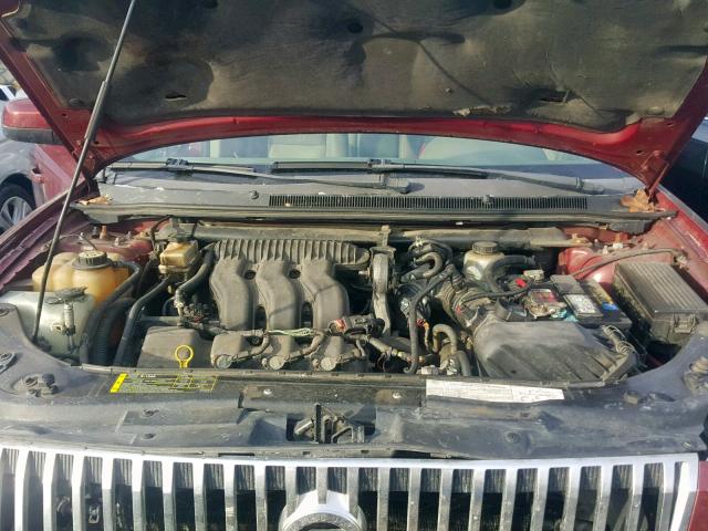 1MEFM40175G611655 - 2005 MERCURY MONTEGO LU BURGUNDY photo 7