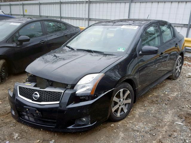 3N1AB6AP4CL698460 - 2012 NISSAN SENTRA 2.0 BLACK photo 2