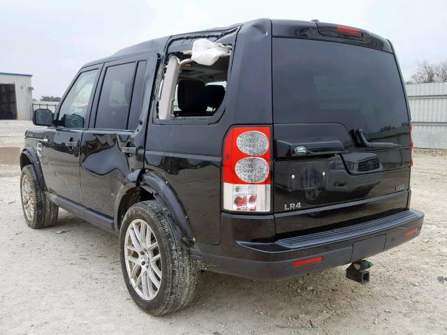 SALAK2D40DA683219 - 2013 LAND ROVER LR4 HSE LU BLACK photo 3