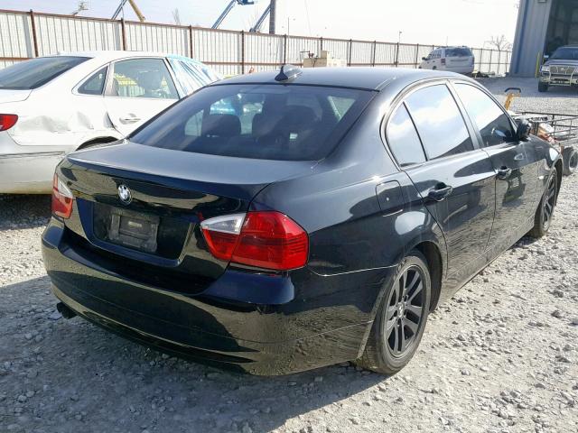 WBAVB13566K001189 - 2006 BMW 325 I BLACK photo 4