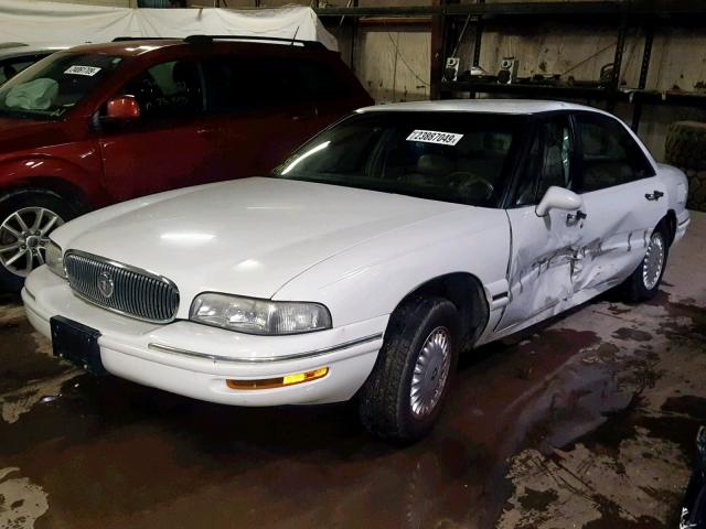 1G4HR52K3XH444484 - 1999 BUICK LESABRE LI WHITE photo 2