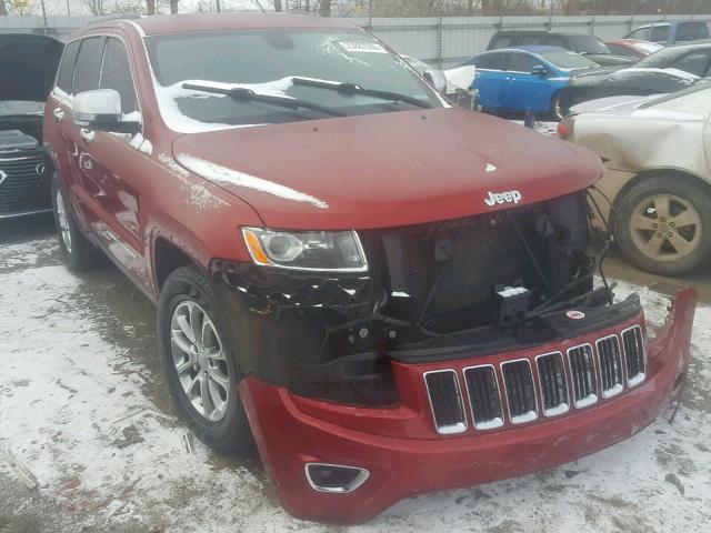 1C4RJFBG7FC123156 - 2015 JEEP GRAND CHER RED photo 1