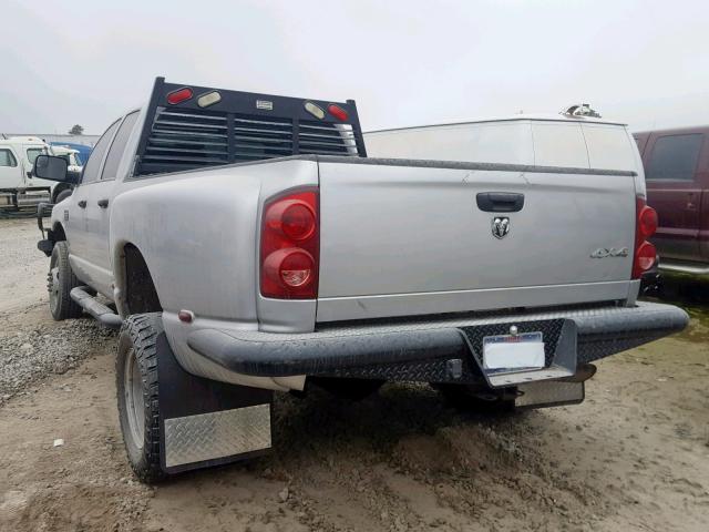 3D7MX48C87G713968 - 2007 DODGE RAM 3500 S SILVER photo 3