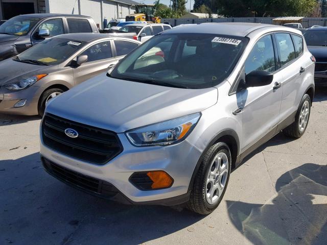 1FMCU0F77HUC92543 - 2017 FORD ESCAPE S SILVER photo 2