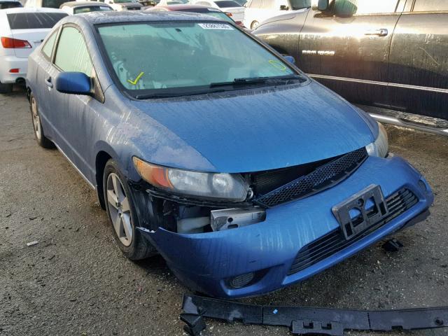 2HGFG12866H509563 - 2006 HONDA CIVIC EX BLUE photo 1