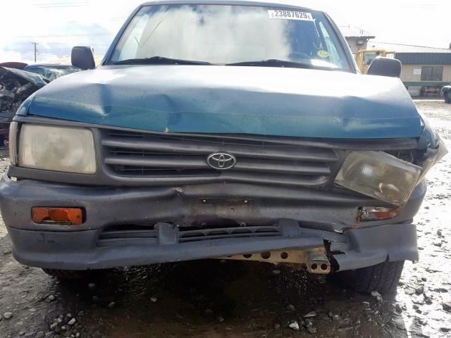 JT4VD10A0P0010465 - 1993 TOYOTA T100 GREEN photo 9