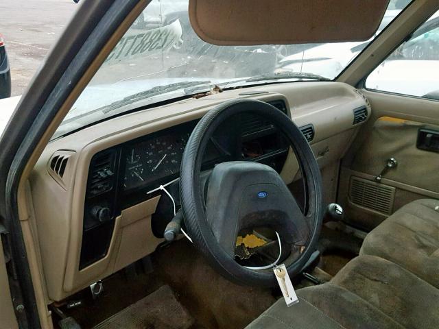 1FTCR10A6LUB58633 - 1990 FORD RANGER TWO TONE photo 9