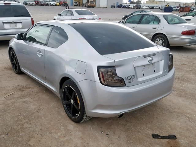JTKJF5C76C3024968 - 2012 TOYOTA SCION TC SILVER photo 3