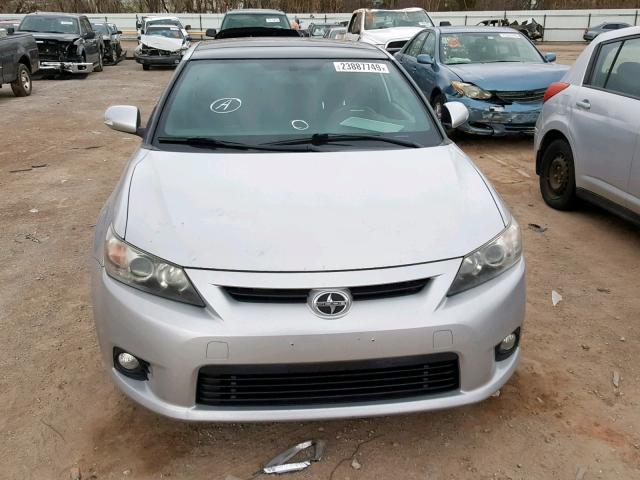 JTKJF5C76C3024968 - 2012 TOYOTA SCION TC SILVER photo 9