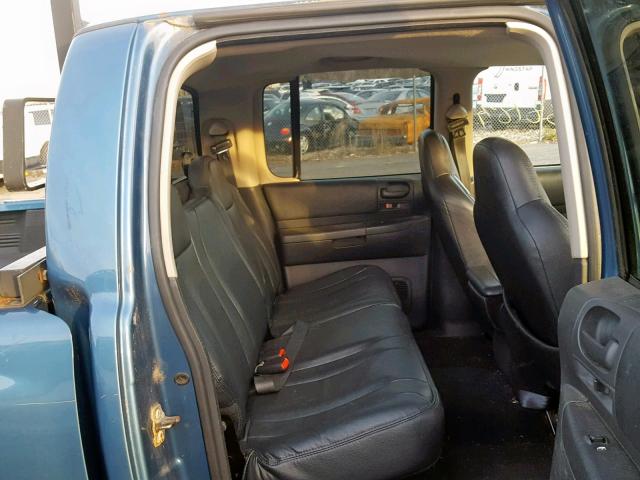 1D7HG48N83S231118 - 2003 DODGE DAKOTA QUA BLUE photo 6