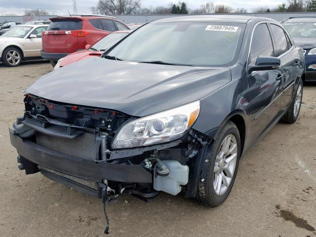 1G11C5SL8EF263589 - 2014 CHEVROLET MALIBU 1LT CHARCOAL photo 2