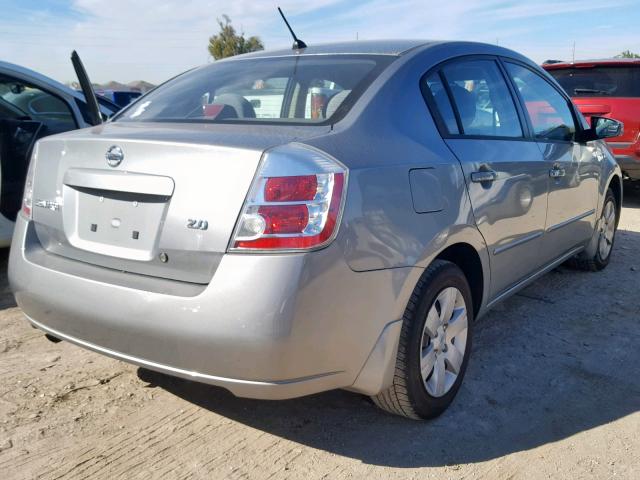 3N1AB61E47L725211 - 2007 NISSAN SENTRA 2.0 GRAY photo 4