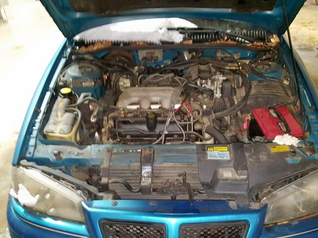 1G2NE15M9RM517123 - 1994 PONTIAC GRAND AM S TEAL photo 7