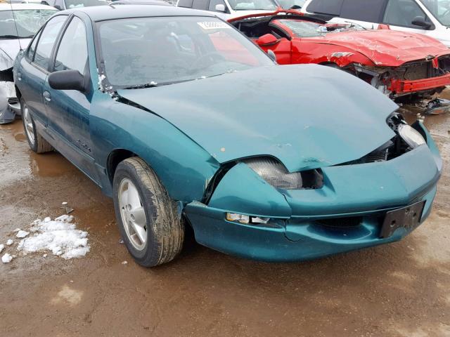 1G2JB5248V7520168 - 1997 PONTIAC SUNFIRE SE GREEN photo 1