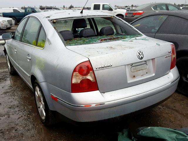 WVWTH63BX1E163233 - 2001 VOLKSWAGEN PASSAT GLX 银色 照片 3