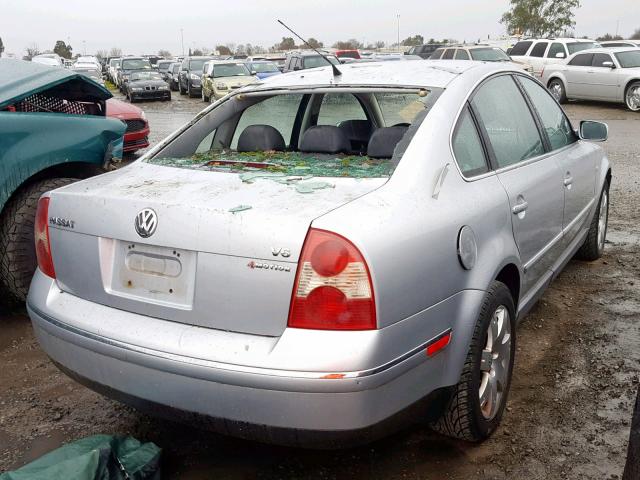 WVWTH63BX1E163233 - 2001 VOLKSWAGEN PASSAT GLX 银色 照片 4