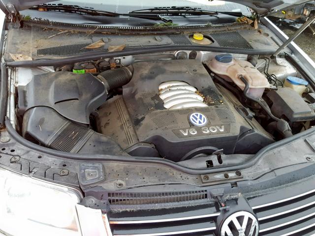 WVWTH63BX1E163233 - 2001 VOLKSWAGEN PASSAT GLX 银色 照片 7